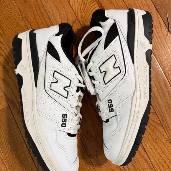 New Balance Unisex BB550 Black & White M10.5/W12 - Picture 5 of 9